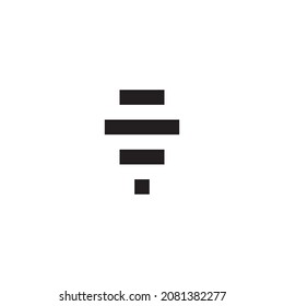 diamond stripes simple symbol logo vector