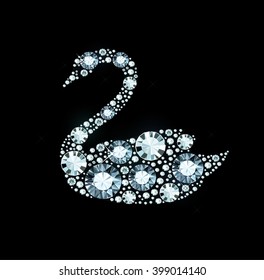  Diamond Swan Silhouette