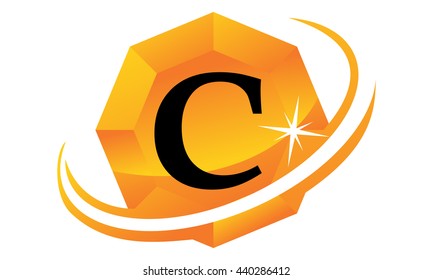 Diamond Swoosh Initial C