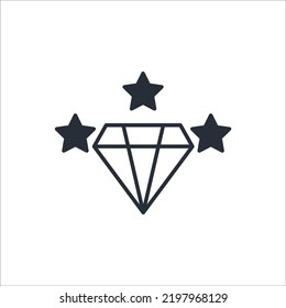 Diamond Symbol Icon Vector Design Illustration