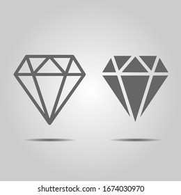 Diamond Symbol Symbol Vektorillustration Eps