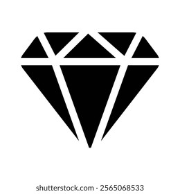 Diamond symbol representing luxury, value, or high, quality items