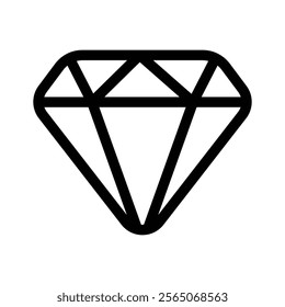 Diamond symbol representing luxury, value, or high, quality items