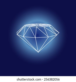 Diamond symbol of wealth