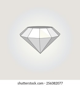 Diamond symbol of wealth