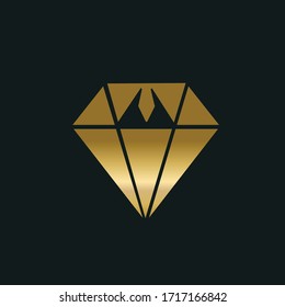 diamond and tie logo design template