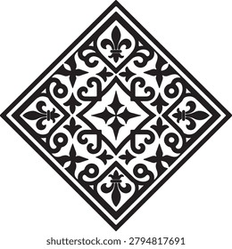Diamond tiles unique and uncommon background