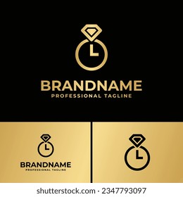 Diamond Time Logo, suitable for any business related to Diamond and Time.
