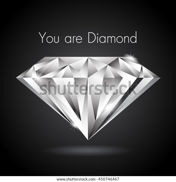 Diamond Vector Stock Vector (Royalty Free) 450746467