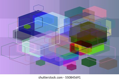 diamond vector background around magical notice, class card beside structure