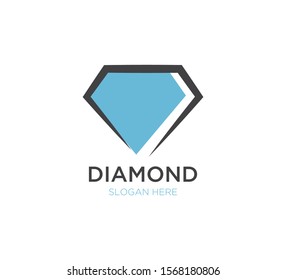 diamond vector concept logo design template