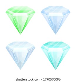 Diamond vector design illustration isolated on white background
