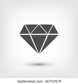 Diamond vector icon