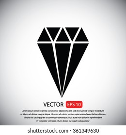 Diamond vector icon