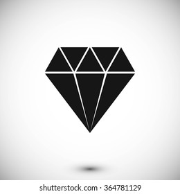 Diamond vector icon