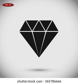 Diamond vector icon