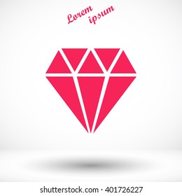 Diamond vector icon