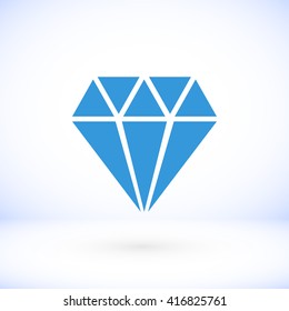 Golden Diamond Icon Vector Illustration Stock Vector (Royalty Free ...