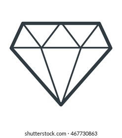 Diamond Vector Icon
