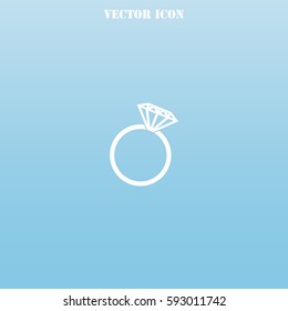 Diamond vector  icon.