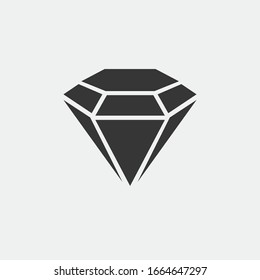 Vektorillustration mit Diamanten Symbol 3D für Finanzschmuck und -schätze