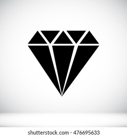 Diamond vector icon, vector best flat , EPS