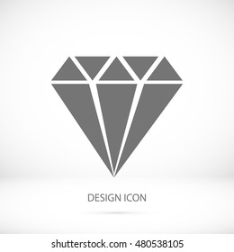 Diamond vector icon, vector best flat icon, EPS