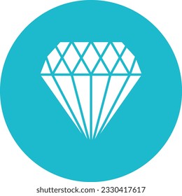 Diamant Vektorsymbol. Kann für Druck-, Mobil- und Web-Anwendungen verwendet werden.