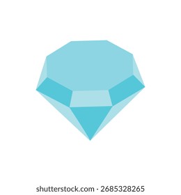 Icono de Vector de diamante. Icono de cristal. Icono de piedra preciosa