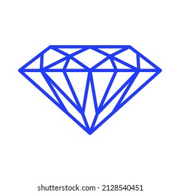 ilustración de icono de vector de diamante