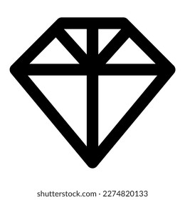 diamond vector icon illustration asset