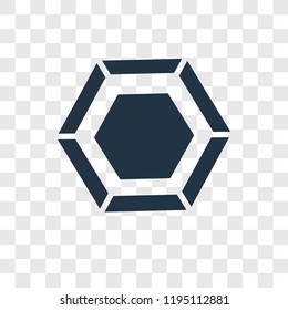 Diamond vector icon isolated on transparent background, Diamond transparency logo concept