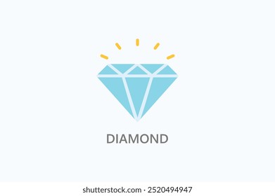 Ícone De Vetor De Diamante Ou Ilustração De Logotipo