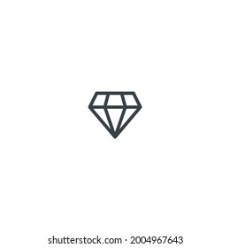Diamante - Icono del vector | Pictograma