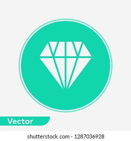 Diamond vector icon sign symbol