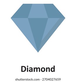 Diamond Vector Icon which can easily modify or edit