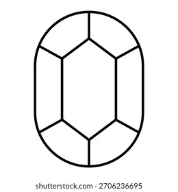 Diamant-Vektorsymbol, das leicht bearbeitet werden kann

