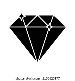 Diamond Vector icon which is suitable for commercial work and easily modify or edit it

