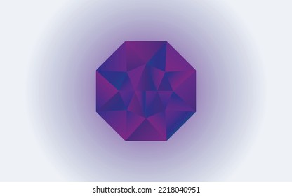 diamond vector illustration abstract gradient background