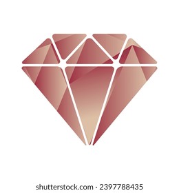 Diamond vector illustration, Diamond icon