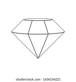 Diamond vector illustration icon logo template
