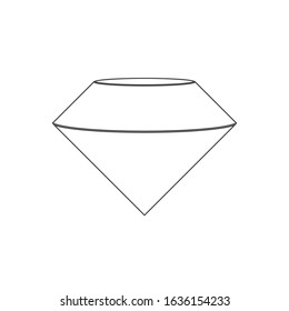 Diamond vector illustration icon logo template