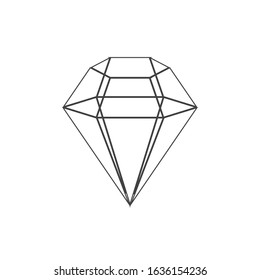 Diamond vector illustration icon logo template