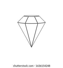 Diamond vector illustration icon logo template