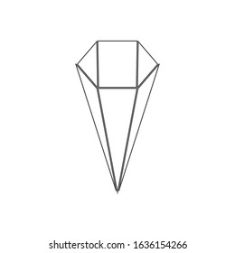 Diamond vector illustration icon logo template