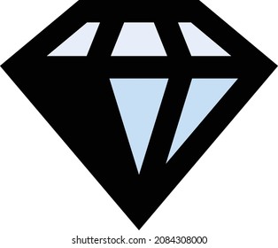 ilustración del vector de diamante aislada en un fondo transparente. iconos vectoriales de almacenamiento para el concepto o gráficos web.