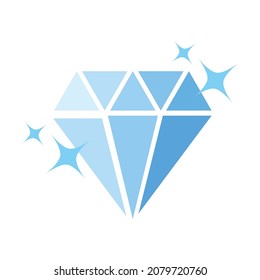 icono del logotipo de la ilustración del vector de diamante