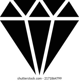 Diamond Vector illustration on a transparent background.Premium quality symbols.Glyphs vector icon for concept and graphic design.