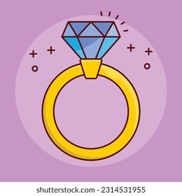 diamond Vector illustration on a transparent background. Premium quality symmbols. Vector line flat icons for concept and graphic design.
