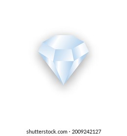 diamond vector isolated on a white background